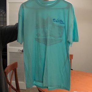 Sat Life t-shirt. Size XL. Blue